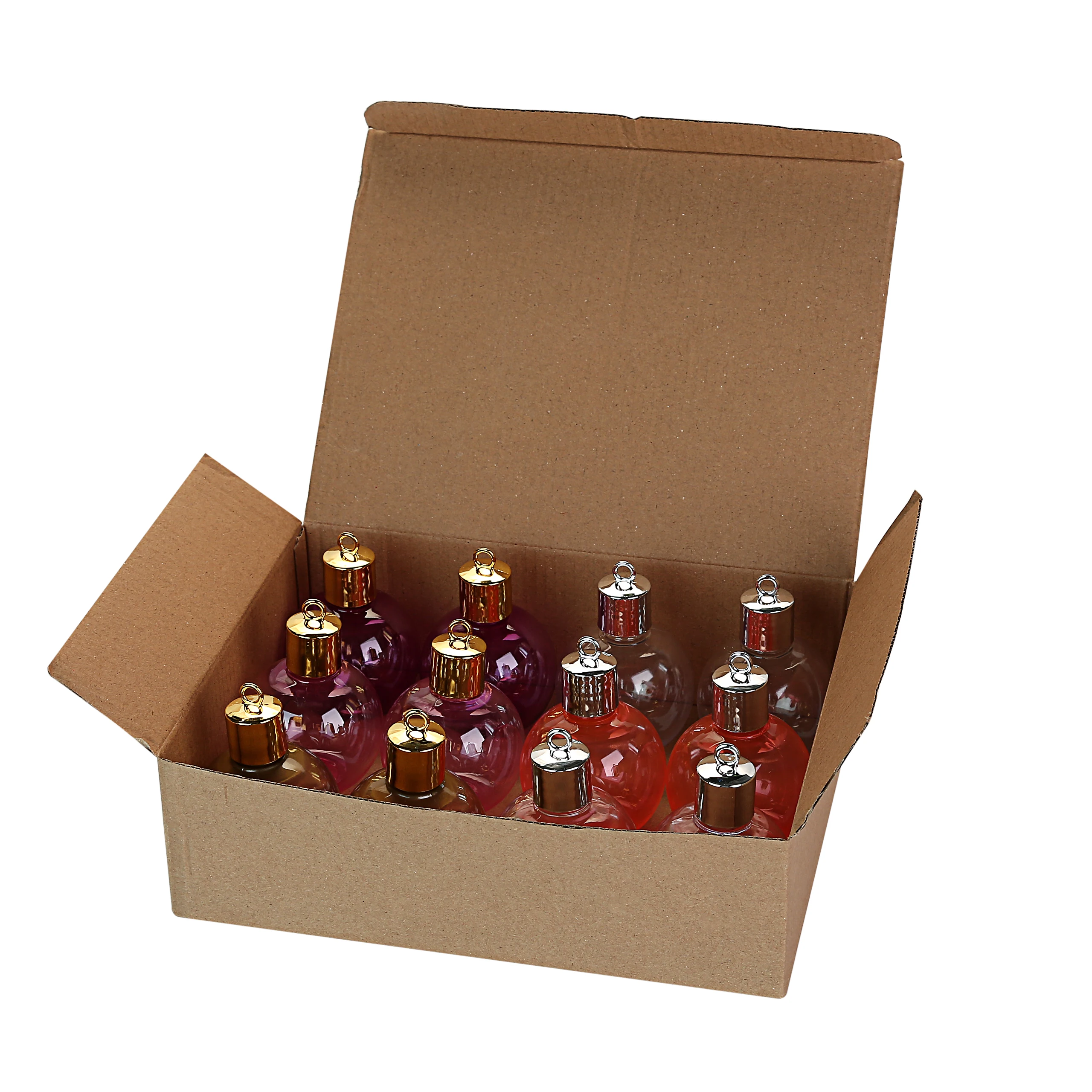 

12pcs Christmas Tree Ball Decorations Plastic Bottle 5cm Ball Bauble Hanging Ornament Christmas Party Wedding Cosmetic Pack