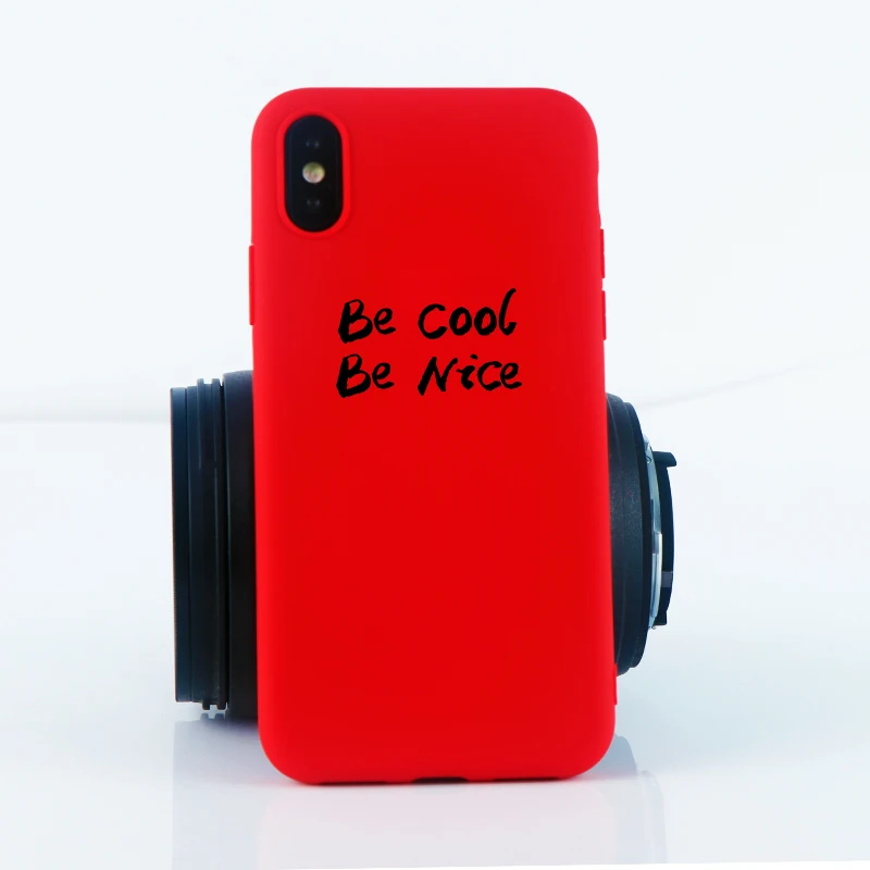 No Bad Vibes чехол для телефона для iPhone X XS XR Max 8 7 6 S plus 11 Pro MAX чехол s Мягкий силиконовый чехол для мобильных телефонов - Цвет: 8977-Red