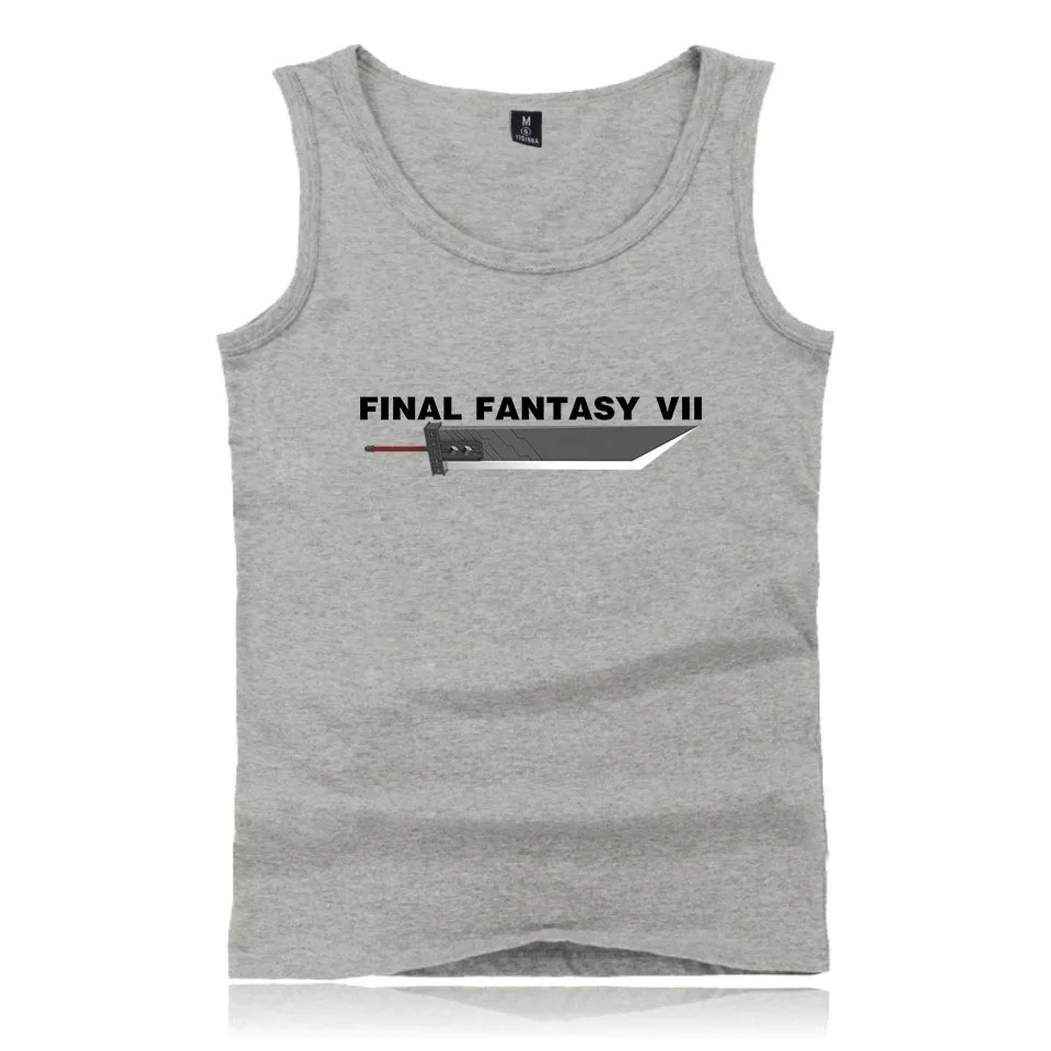 Летний Стиль Final Fantasy VII ручной путешествия сопутствующие товары свободный повседневный тренд база мужской жилет