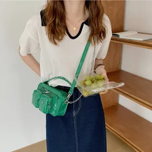 

Brand Design Multi-Pocket Women's Bag Leather Shoulder Bags Personality Messenger Handbags Female Chain Lipstick Phone Bag Tide