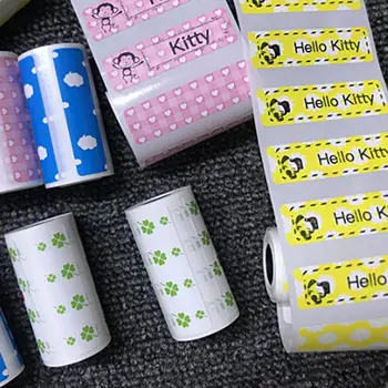 

Color label can be attached to self-adhesive thermal printing paper for Peripage 50x15mm HD Thermal Printing Paper