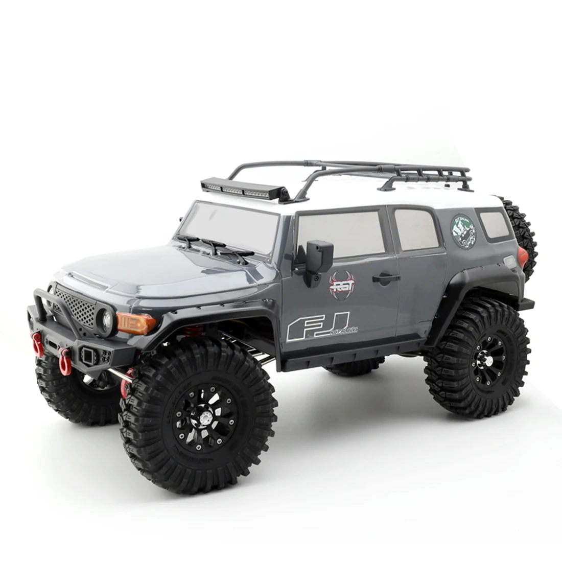 オレンジ オフロードラジコン車 ルーフラック付mn128 DEERC