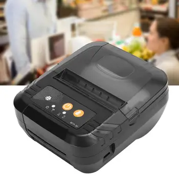 

Thermal Label Printer Portable Bluetooth Take-away Receipt Printing Machine 78mm Printer for Home and Mall New