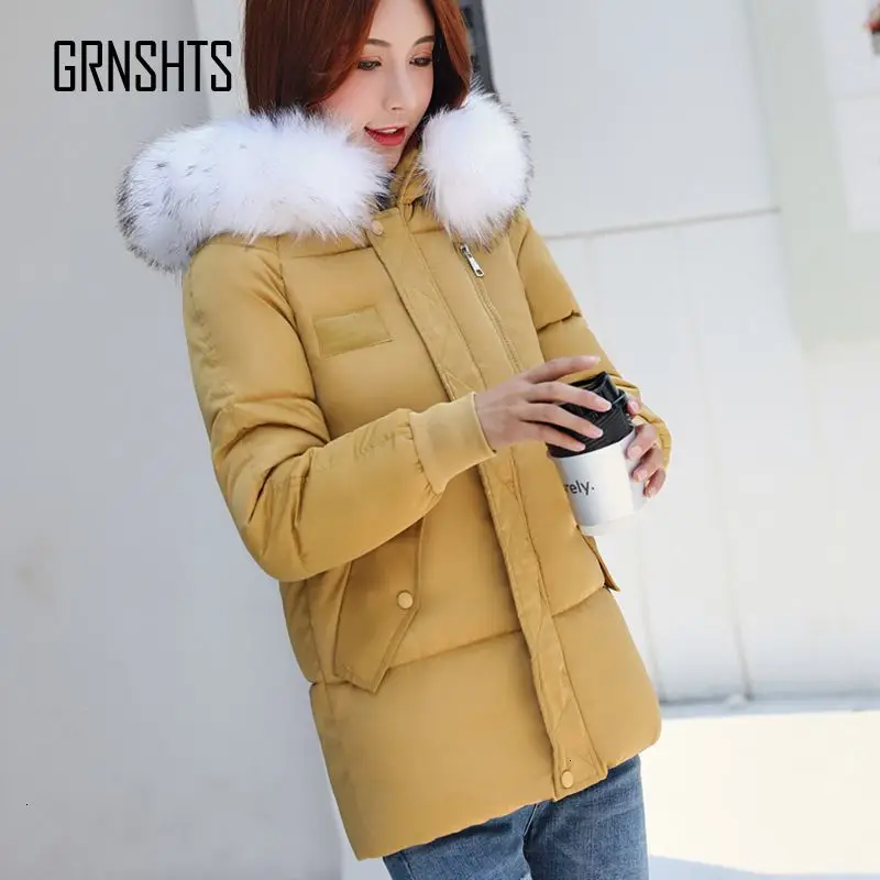 Зимняя женская теплая куртка 2019 новый стиль модная с капюшоном Повседневная