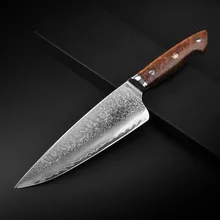8 дюймов нож шеф-повара VG10 steel cugs сталь 67 слоев кухонные ножи Овощной Мясник нож Ультра острое лезвие Camphor-деревянная ручка