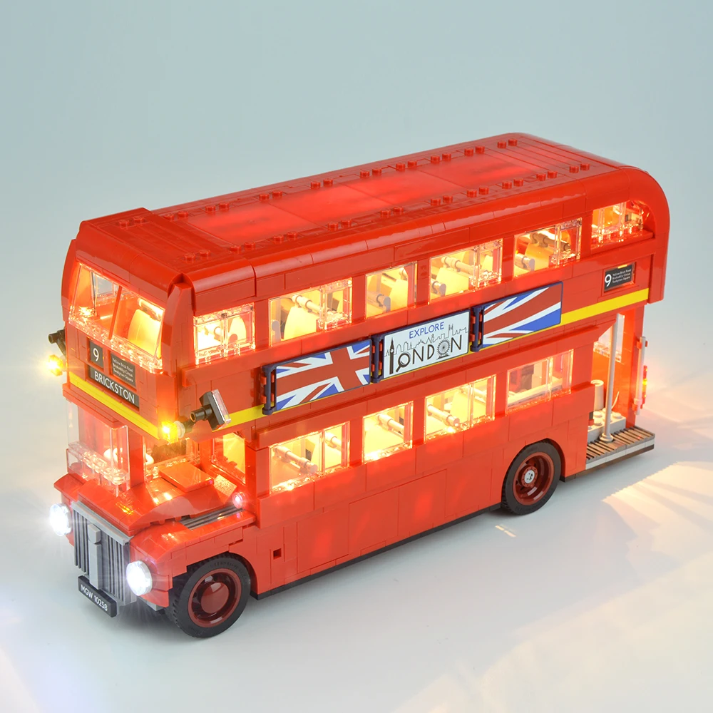

3132 1686 Pcs City Creator London double decker bus Building Bricks Compatible 10258 21045 Education Toys Children Birthday Gift