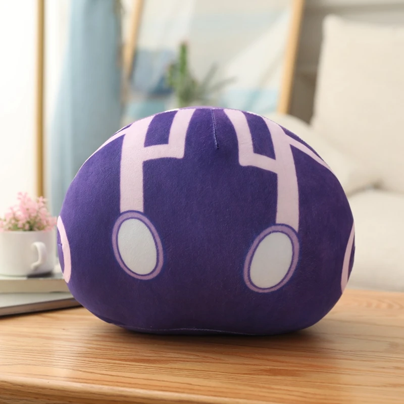 thumbnail image 1 of Genshin-muñeco de peluche con diseño de limo para niños, muñeco de felpa con diseño de dibujos animados, cojín colgante, regalo de cumpleaños y Navidad, 1 of 4