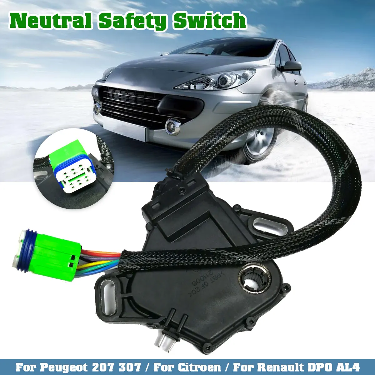 

Automatic Transmission Gear Safety Switch 7700100010 CMF-930400 CMF930400 For Peugeot 207 307 for Citroen Renault DPO DP0 AL4