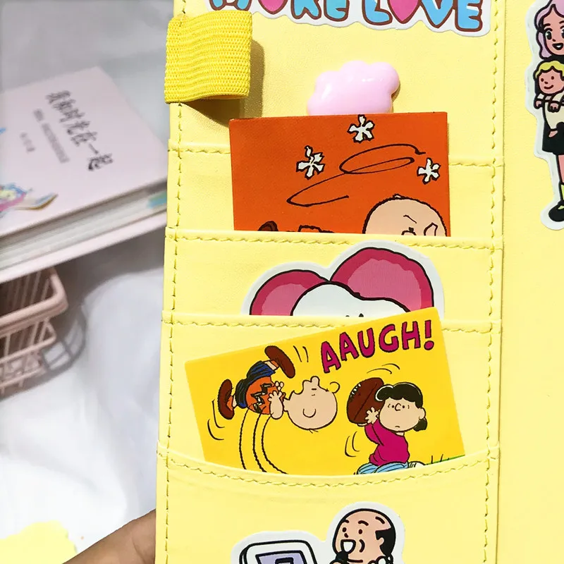 12 шт. Peanuts Rogue Dog Kawaii мультфильм стикер для канцелярских товаров Милая анимация Руководство украшение фото-наклейка для стены телефона стикер s