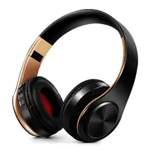Casque écouteurs stéréo HIFI, bluetooth, support carte SD avec microphone pour Xiaomi, iPhone, Samsung, tablette