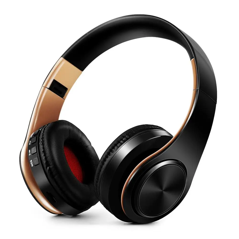 Günstig HIFI stereo kopfhörer bluetooth kopfhörer musik headset FM und unterstützung SD karte mit mic für mobile xiaomi iphone sumsamg tablet