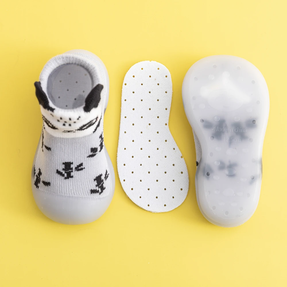 spring baby sock shoes cute animal style floor shoes chidren anti-slip home