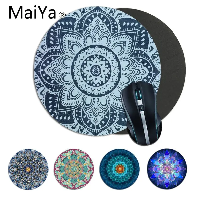 Maiya Simple Design Mandala Flower Mousepads gamer gaming Mouse pads Anti-Slip Laptop PC Mice Pad Mat gaming Mousepad