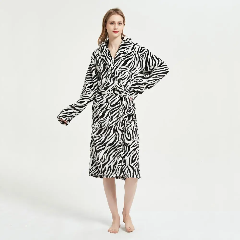 Merrylife Women Plus Size Snow Leopard 