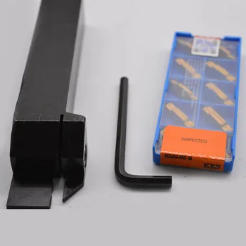 

MGEHR2525-4 Lathe Turning Tools + 10pcs Inserts MGMN400-M NC3020 Durable