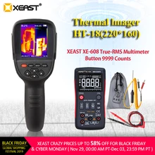 Горячая Распродажа HT-18 ручной инфракрасный температурный тепловой ИК цифровой тепловизор детектор камера с хранением 220x160 Resol