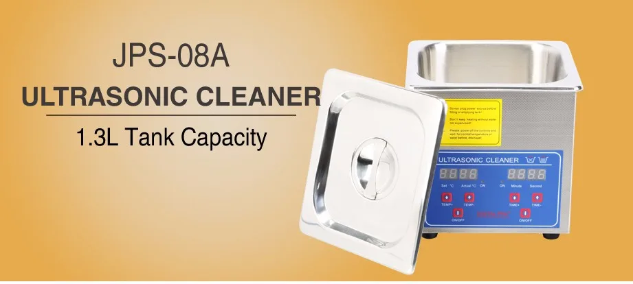low price Digital 1.3L 50W 40kHz Mini Ultrasonic cleaning machine Ultrasound Cleaner Bath  Baskets Jewelry Watch Dental