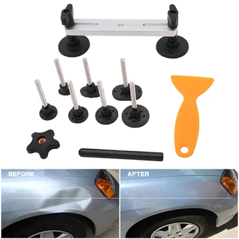 

Onever Dent Repair Tool Removing Dents Auto Body Dent Puller Kit Car Body Repair Hand Tool Set Glue Gun Hammers Effective DIY