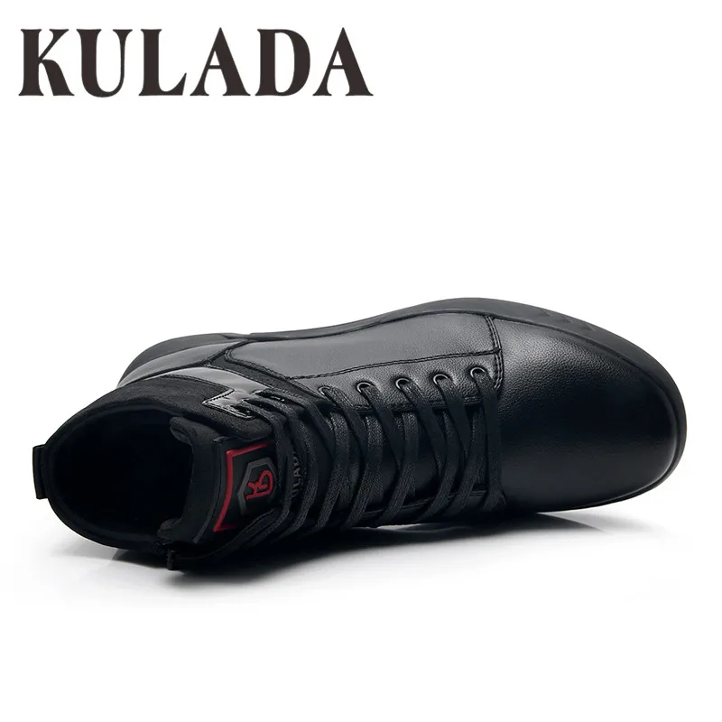 KULADA Newest Boots Men‘s Winter Sneakers Boots Outdoor Working Waterproof Super Warm Boots Breathable Men Casual Winter Shoes