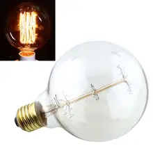 40 Вт светильник лампа накаливания дома стиль G95 бар промышленный ретро