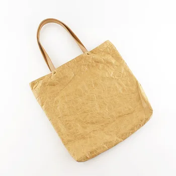 

Simple retro handbag distressed kraft paper shoulder bag casual lightweight canvas women bags BW01-SB-zjzznp