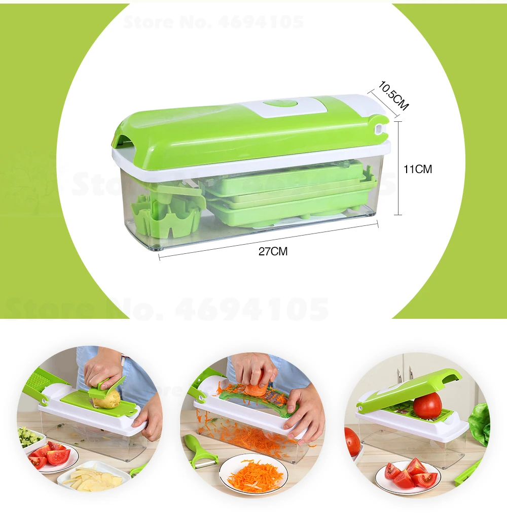 Multifunctional 12pcs Food Slicer for Kitchen