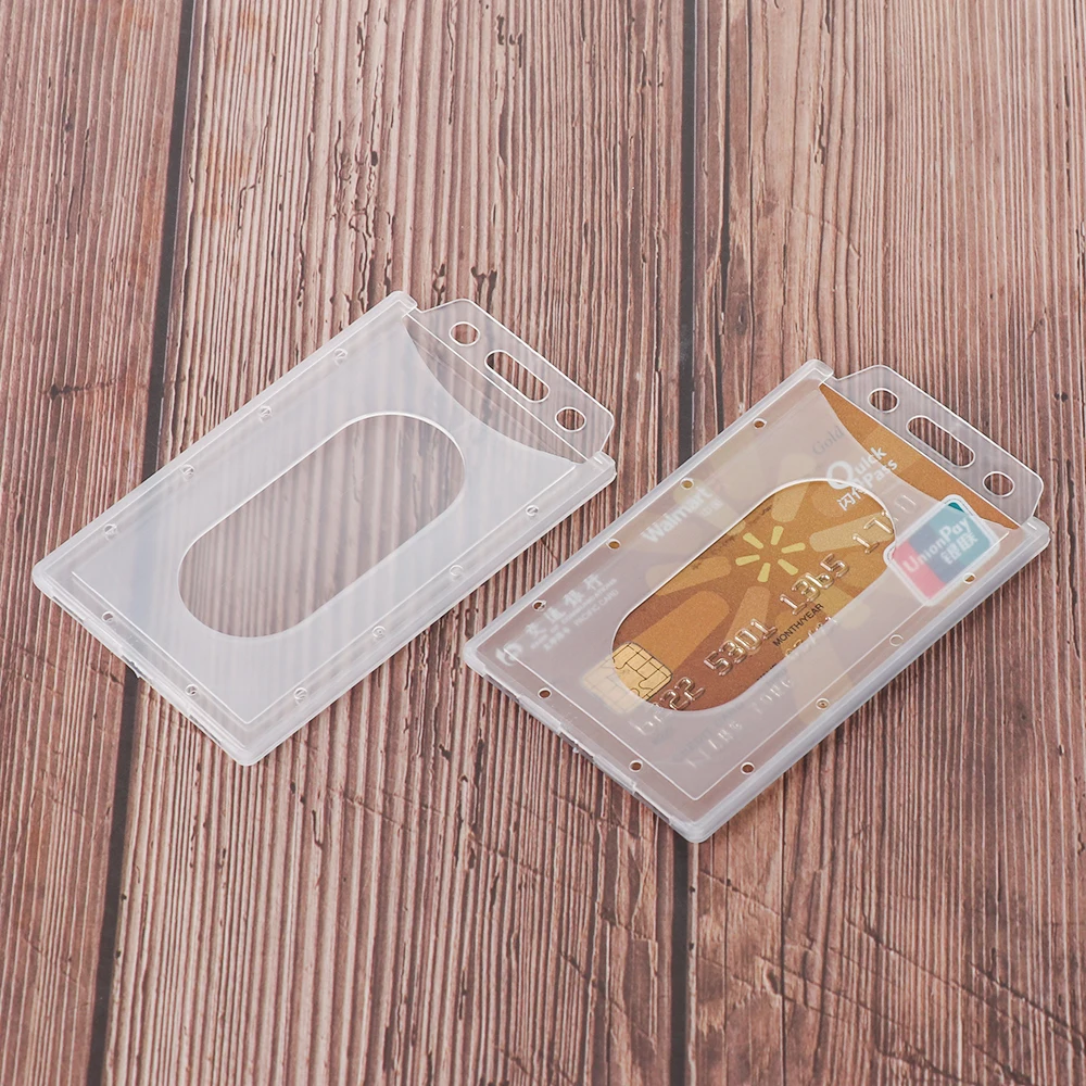 1 шт., многофункциональный дизайнерский держатель для карт, акриловый пластиковый многофункциональный жесткий пластиковый значок, рабочий ID держатель для карт, защитный чехол, чехол