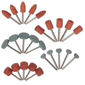 

25pcs/Set Stone Grinding Wheel Tool Kit Buffing Polishing Drill Head Shank Tools