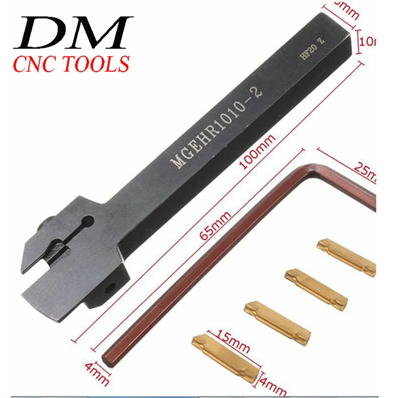 

1PCS MGEHR1010-1.5/MGEHR1010-2/MGEHR1010-2.5/MGEHR1010-3 Turning Tool Holder Boring Bar with Wrench Cutter bar CNC Tool Holder