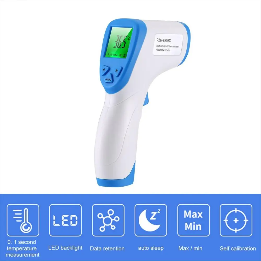 

Handheld Portable Non-Contact Infrared Thermometer High Precision Thermometer Industrial Temperature Meter Tool