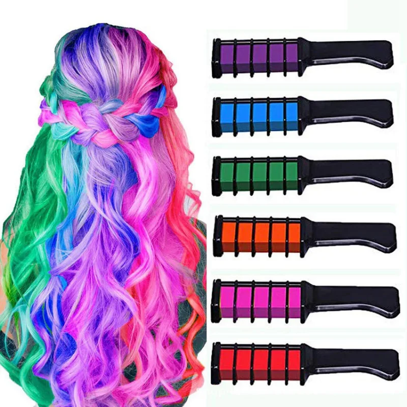 Pro Одноразовые волос цветные расчески для волос Цвет палочки средство по уходу за волосами расчески и гребни для париков