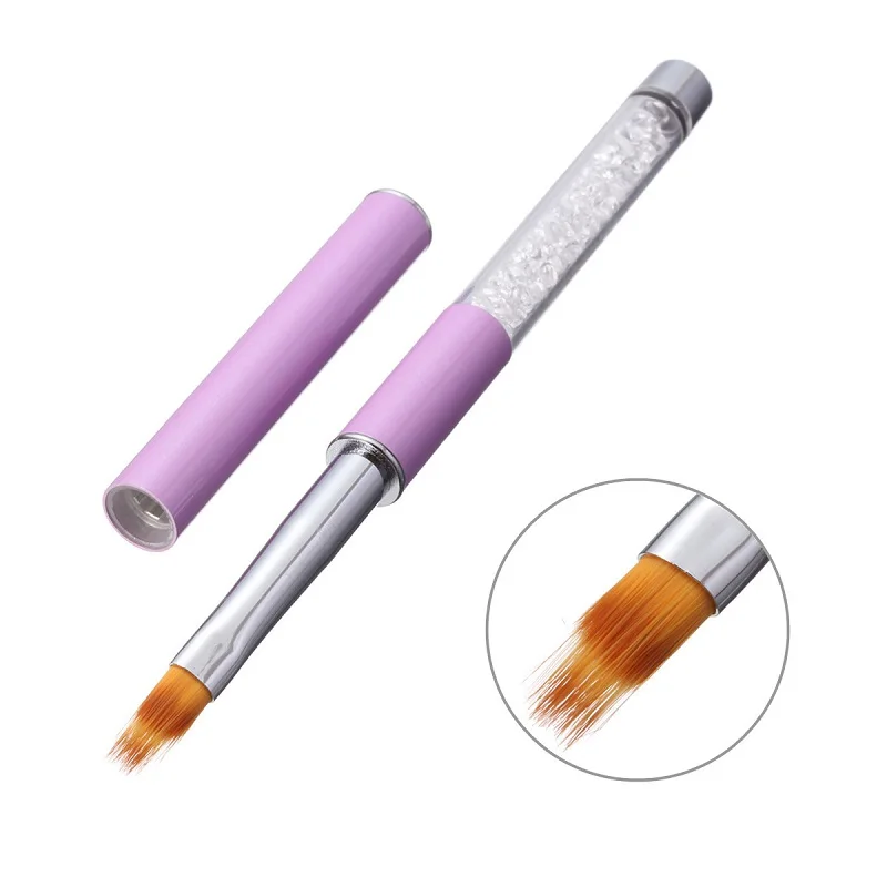 

Nail Art Gradient Uneven Brush Pen Nylon Hair UV Gel Polish Tips Serrated jagged Drawing Painting Black Wood DIY Tools Manicure