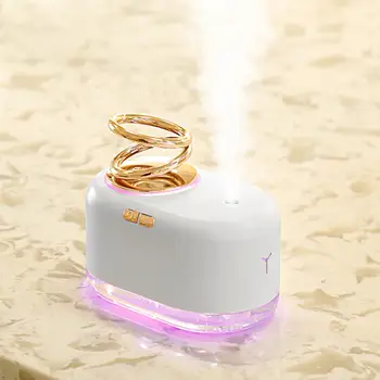 

Floating Ring Portable Air Humidifier For Home Usb Ultrasonic Electric Humidifier Mist Maker 300ML Cool Mist Led Lamp
