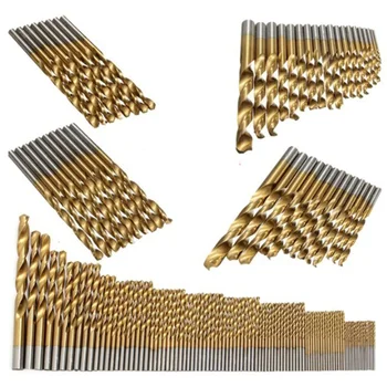 

98Pcs High Speed Titanium Coated Cobalt HSS-Co Steel Drill Bit Set Power Tools1.5mm-10mm