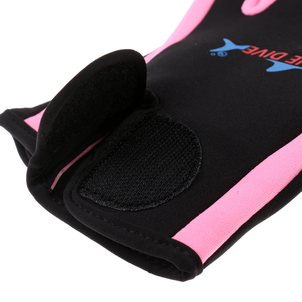 Schwarz 1,5 mm Neopren Handschuhe für Dive Surf Schnorcheln Scuba Rosa 
