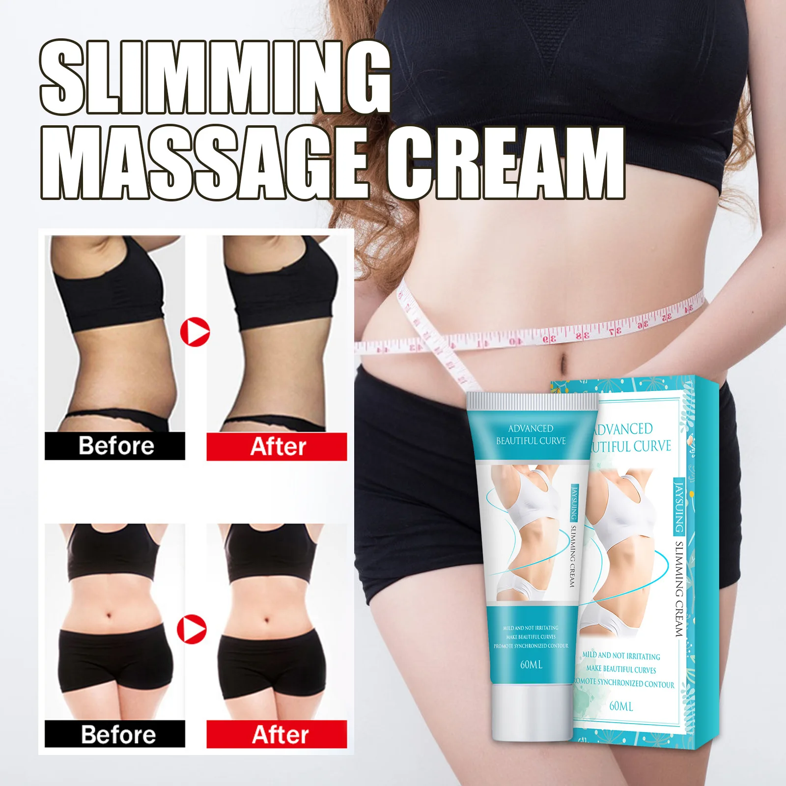 Advanced Beautiful Curve Mild And not irritating make beautiful curves promote synchronized contour 60ml/bottle*3bottles