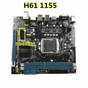 

H61 Desktop Computer Mainboard Motherboard Pin CPU Interface Upgrade USB2.0 DDR3 1600/1333 for Intel Core I7/i5/i3 LGA 1155