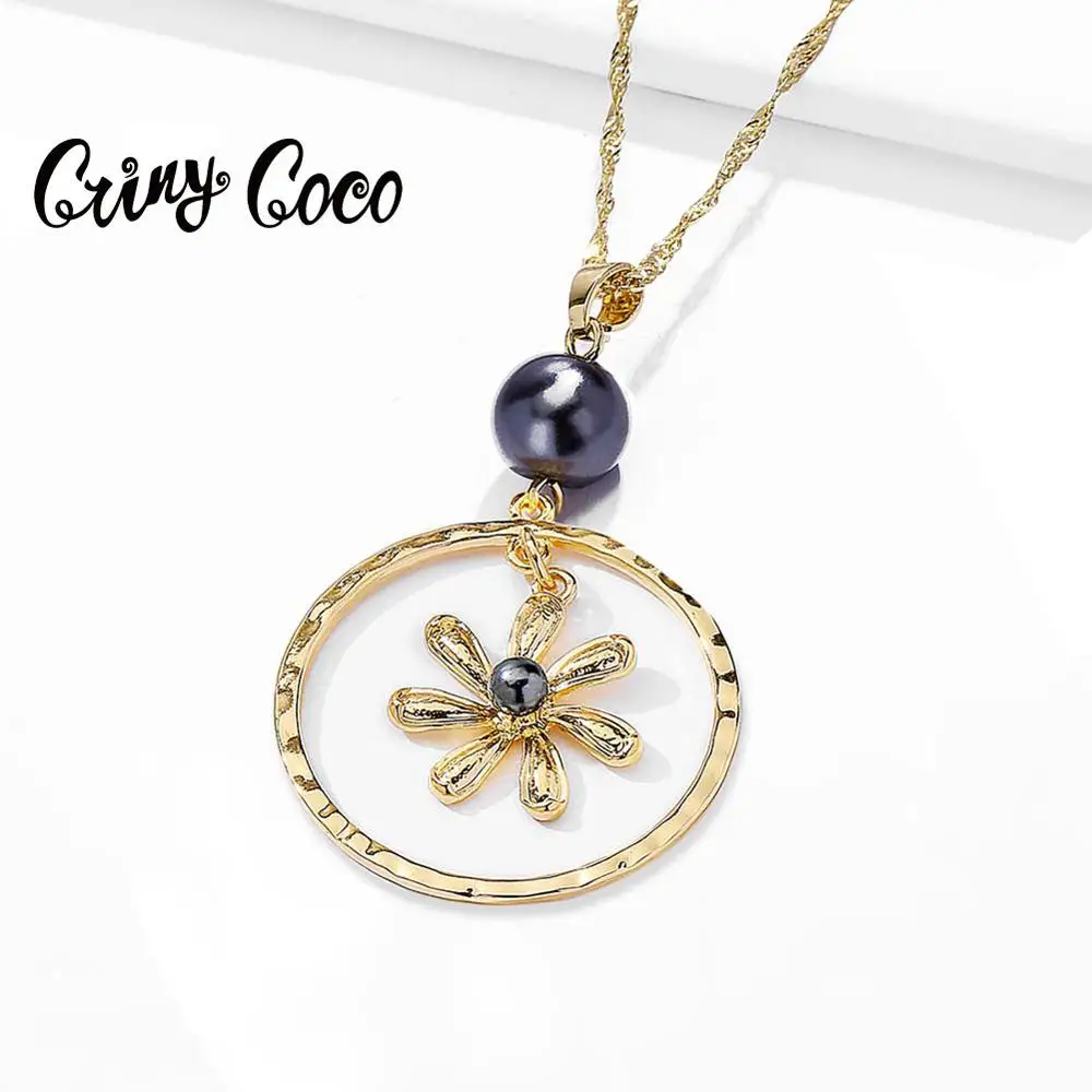 Collar con colgante de flores para mujer, joyería de marca de diseño clásico, gargantilla de cadenas para mujer, regalos de fiesta