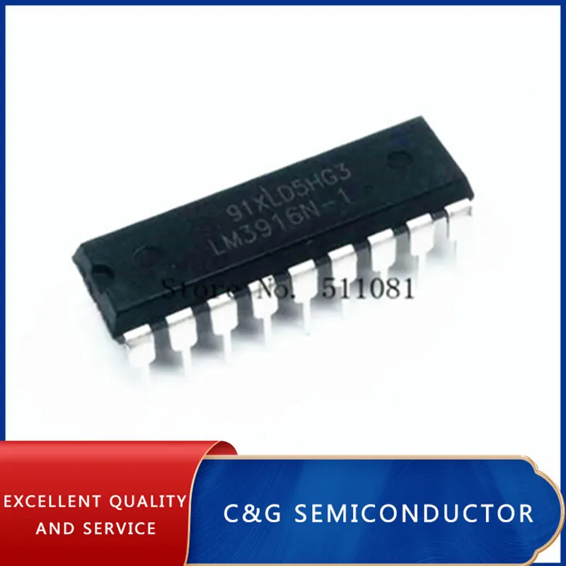 5PCS LM3916N-1 LM3916 IC DRIVER 18-DIP | Электронные компоненты и принадлежности