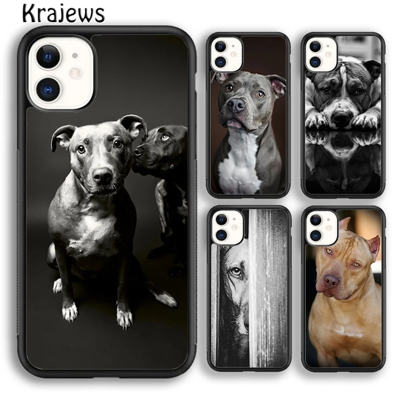 Custodia Per Telefono Krajeans Stamy Mum Stafter Bull Terrier Per Iphone 15 Se2020 14 6 7 8 Plus Xr Xs 11 12 13 Pro Max Coque Fundas