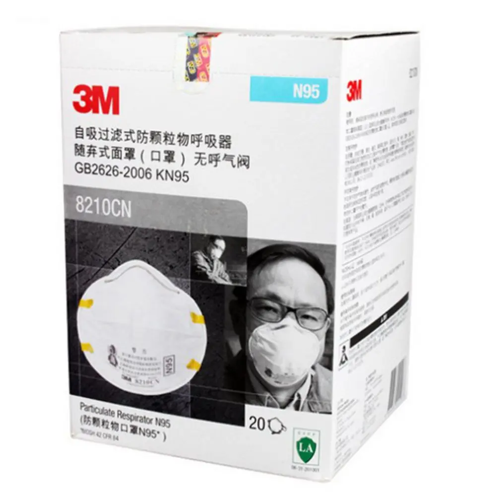 Buy 3m 8210 N95 Protective Mask Provides Protection From Dust And