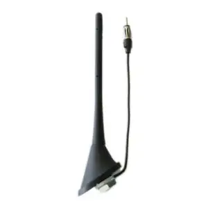 Универсальная черная автомобильная антенна радио FM с вертлюжным креплением для