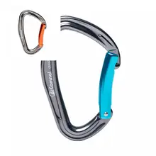 

Accessory Practical Rock Climbing Carabiner Clips 7075 Aviation Aluminum D-Shaped Carabiners Smooth Surface for Outdoor