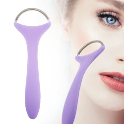 3pcs Up Down Rolling Face Epi Roller Hair Remover Remove Forehead Chin Cheek Professional Face Hair Removal Tool Purple Portable