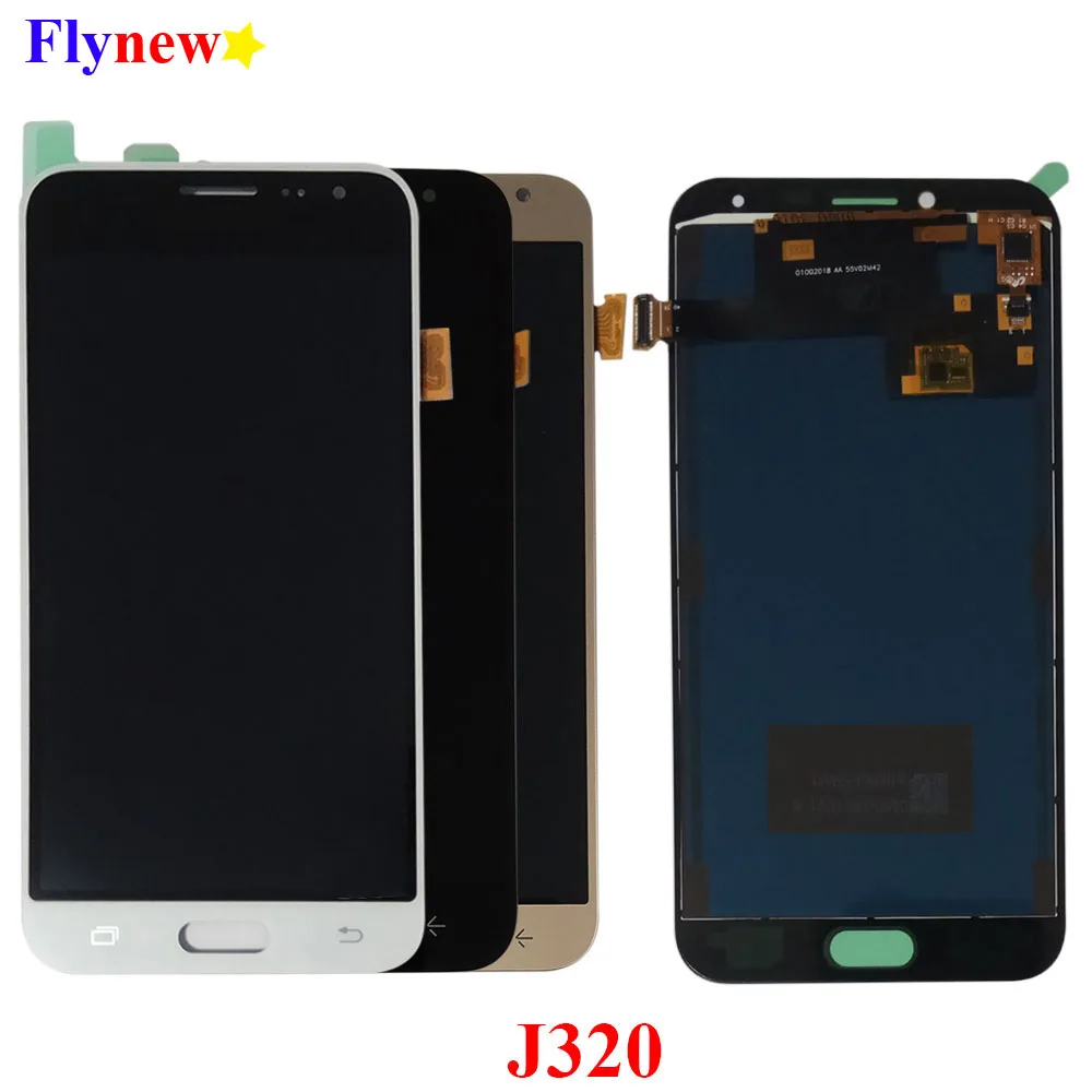 ЖК дисплей для Samsung Galaxy J3 2016 J320 J320F J320M J320FN с сенсорным экраном экран дигитайзером в