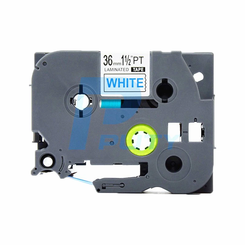 

1PCS Compatible Label Tape Tz263 TZe-263 for Brother P-touch TZ Laminated Tapes 36mm Blue on White PUTY Printer Ribbon