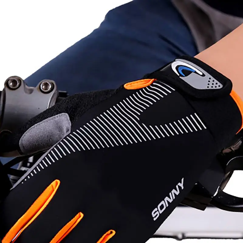 Перчатки для велоспорта, мужские, сенсорный экран, теплые, полный палец, лед, шелк, противоскользящие, тепловое защитное снаряжение, для спорта на открытом воздухе, для гонок, для мотокросса, перчатки