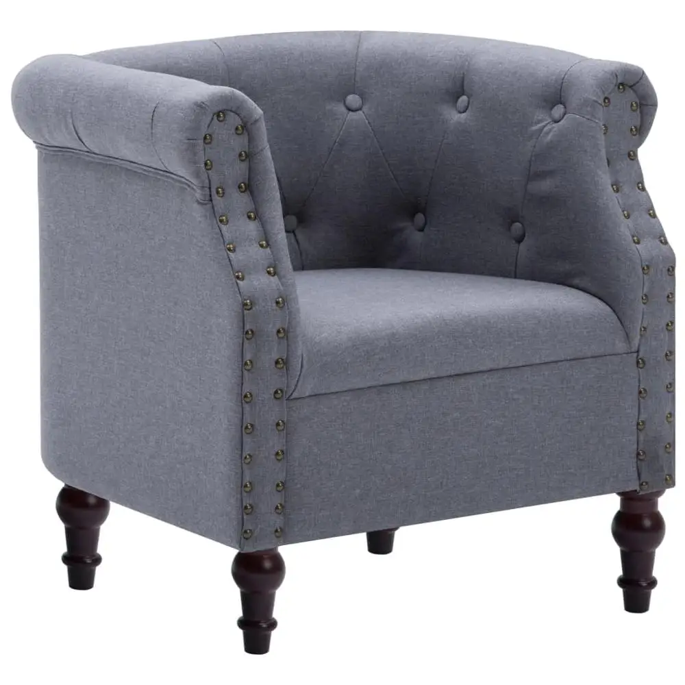 

2019 New Arrival Armchair Fabric Cover 67 x 60 x 67 cm Gray For Bedroom Living Room Soft Chair Decorative Chair Lounge Chair