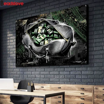 

Abstract Purse Money 5d diy diamond painting full square round drill diamond embroidery mosaic cross stitch