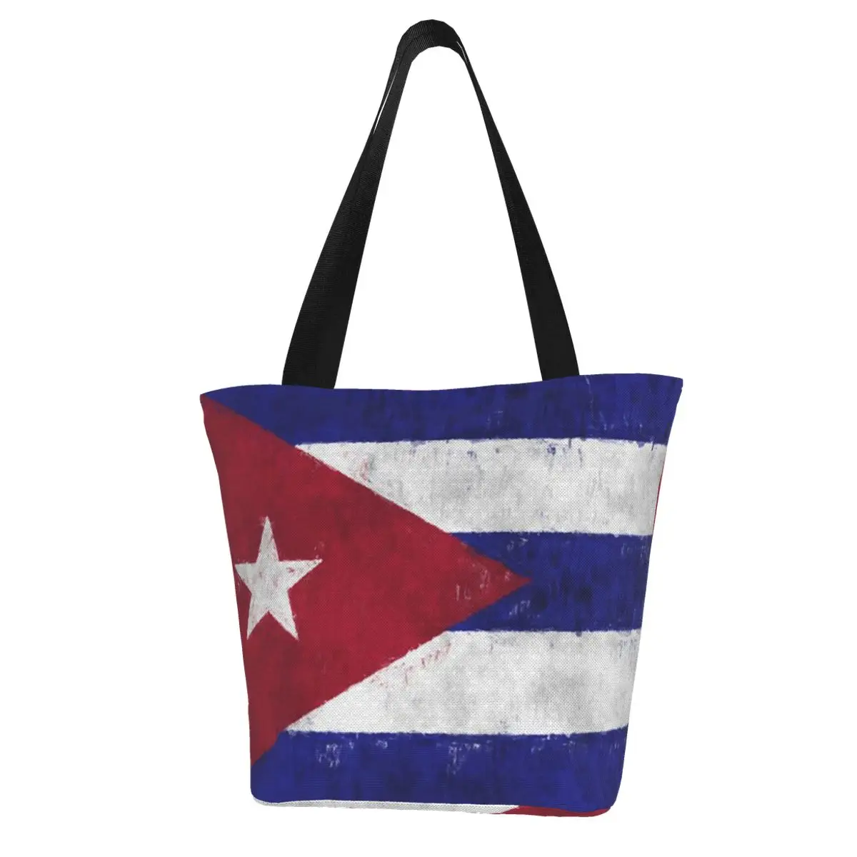 

NOISYDESIGNS New Arrival Cuba Flag Design Shoulder Bags Female Portable Single Shopping Bags Hot Summer Women Canvas Beach Bag